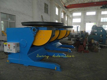 Manual 1500mm Welding Turn Tables And Double Turning Positioner With Cradle Type