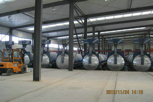 Saturated Steam AAC Concrete Autoclave For Wood / Brick / Rubber / Food