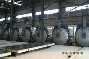 Saturated Steam AAC Concrete Autoclave For Wood / Brick / Rubber / Food