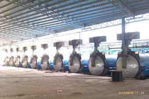 Saturated Steam AAC Concrete Autoclave For Wood / Brick / Rubber / Food