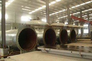 Saturated Steam AAC Concrete Autoclave For Wood / Brick / Rubber / Food